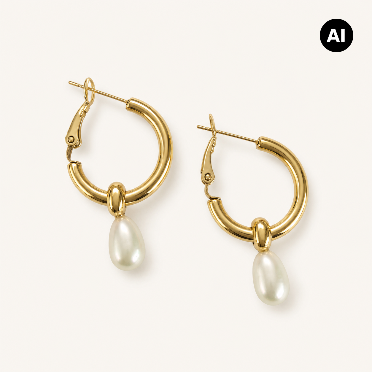 LIANOA Creole mit Anhänger gold