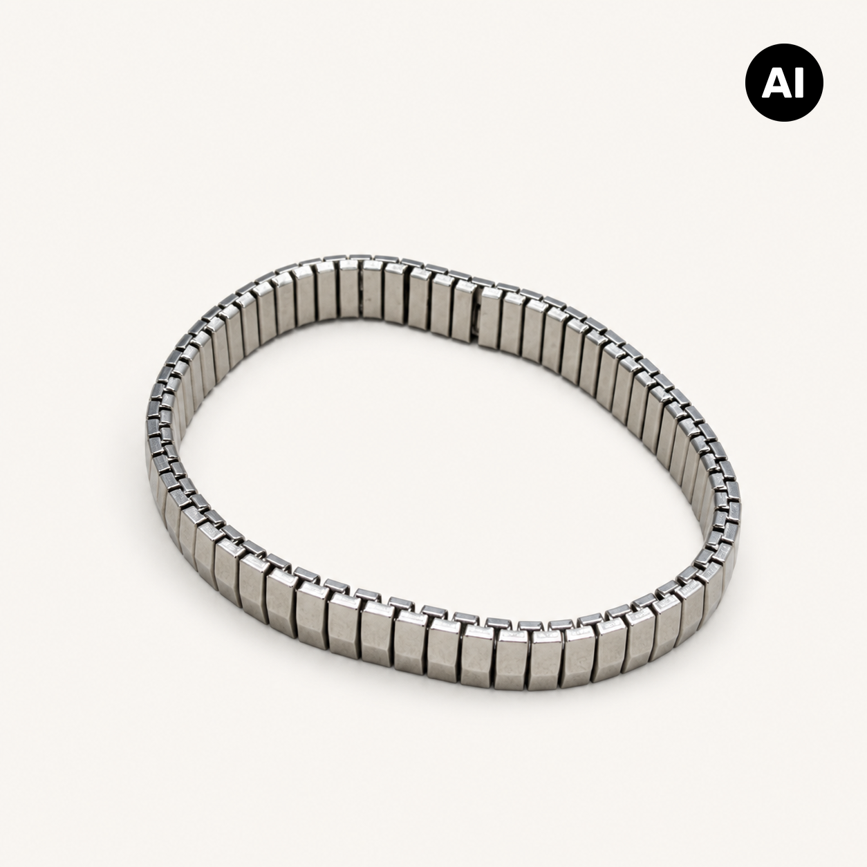 LIANOA Armband Flexibel silber
