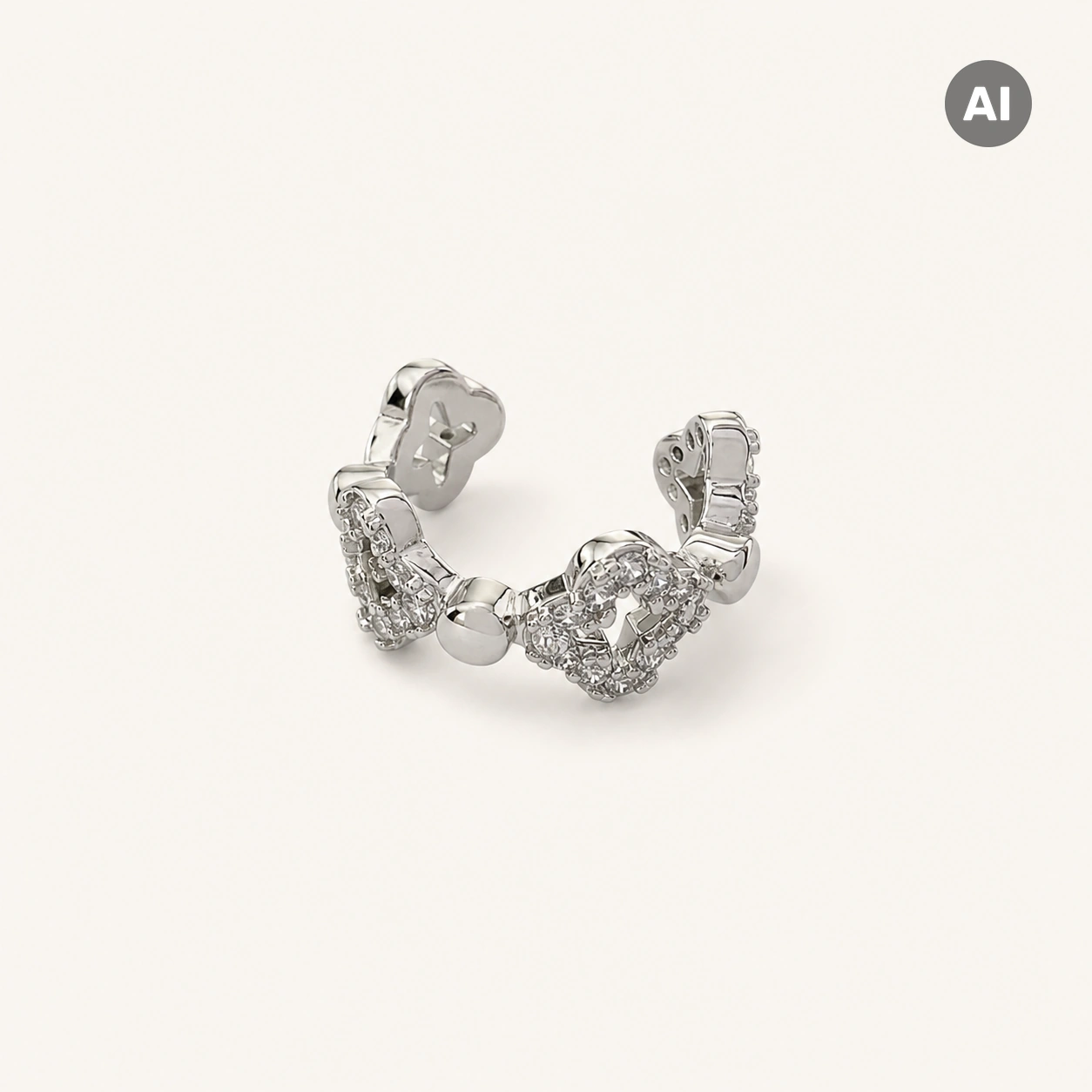 LIANOA Ear Cuff silber