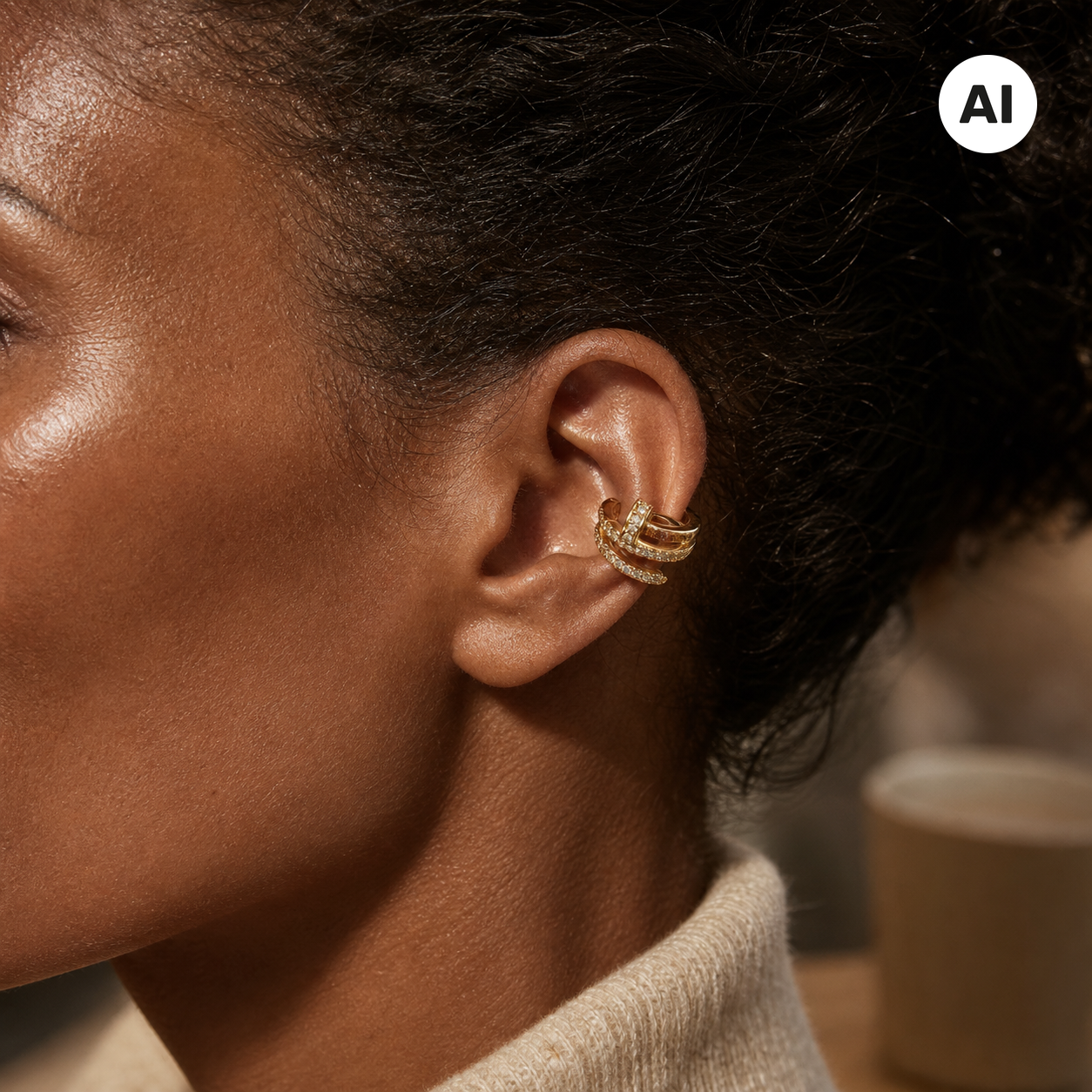 LIANOA Earcuff gold