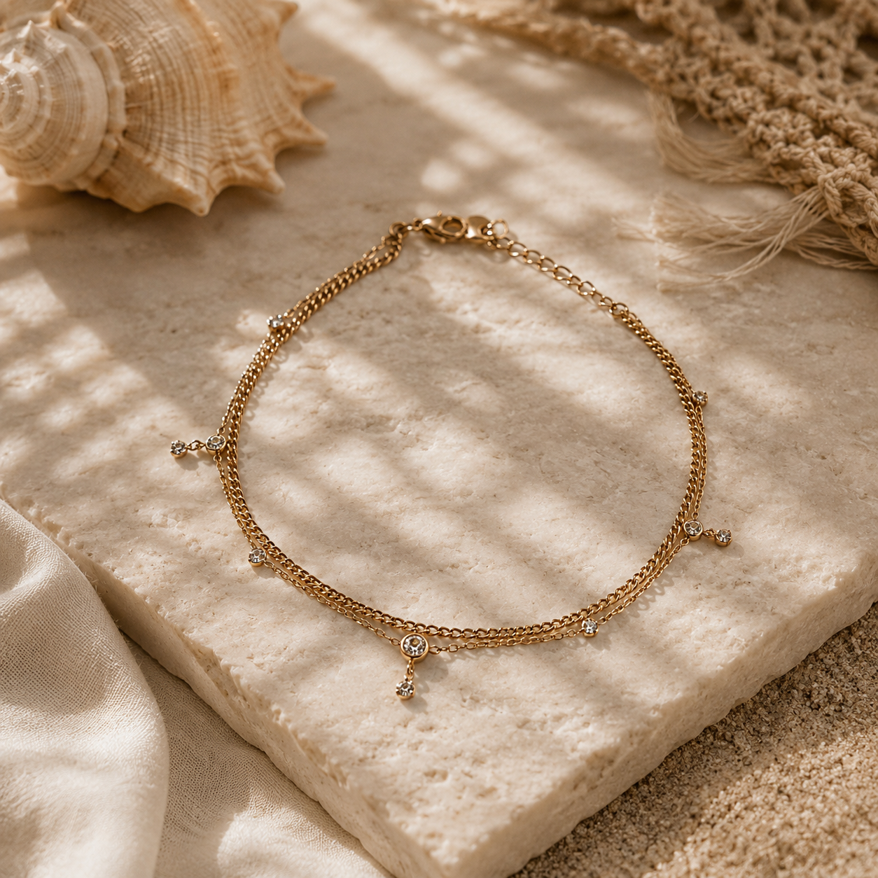 Fußkette LiaNoa Gold