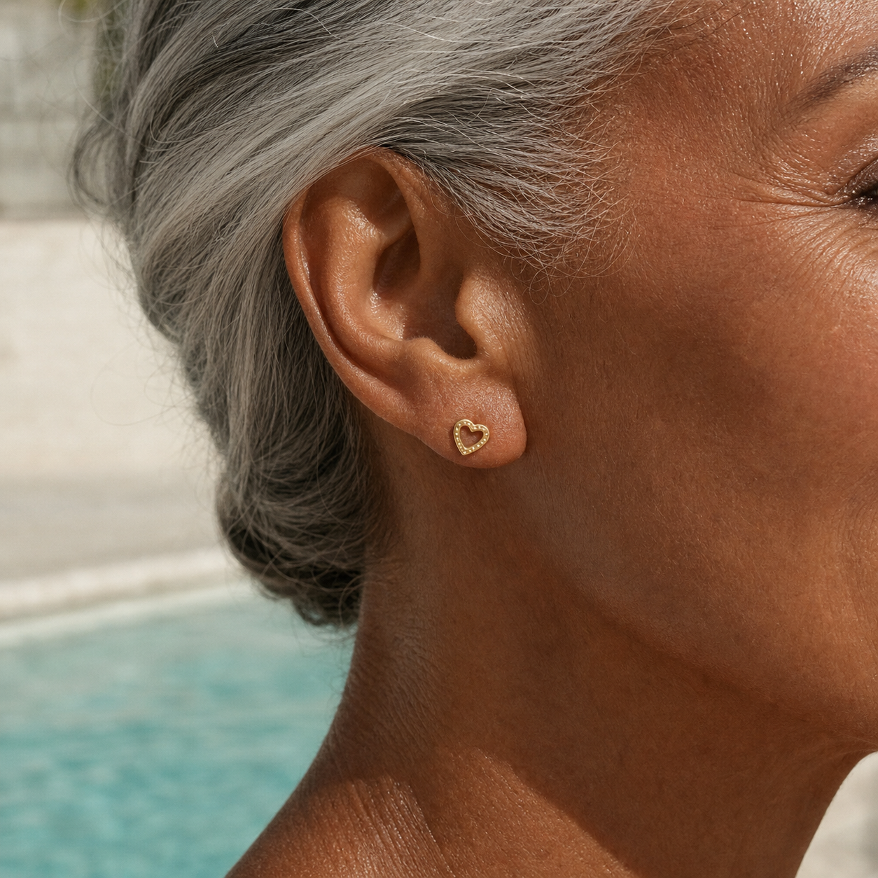 Herz Ohrstecker LiaNoa Gold