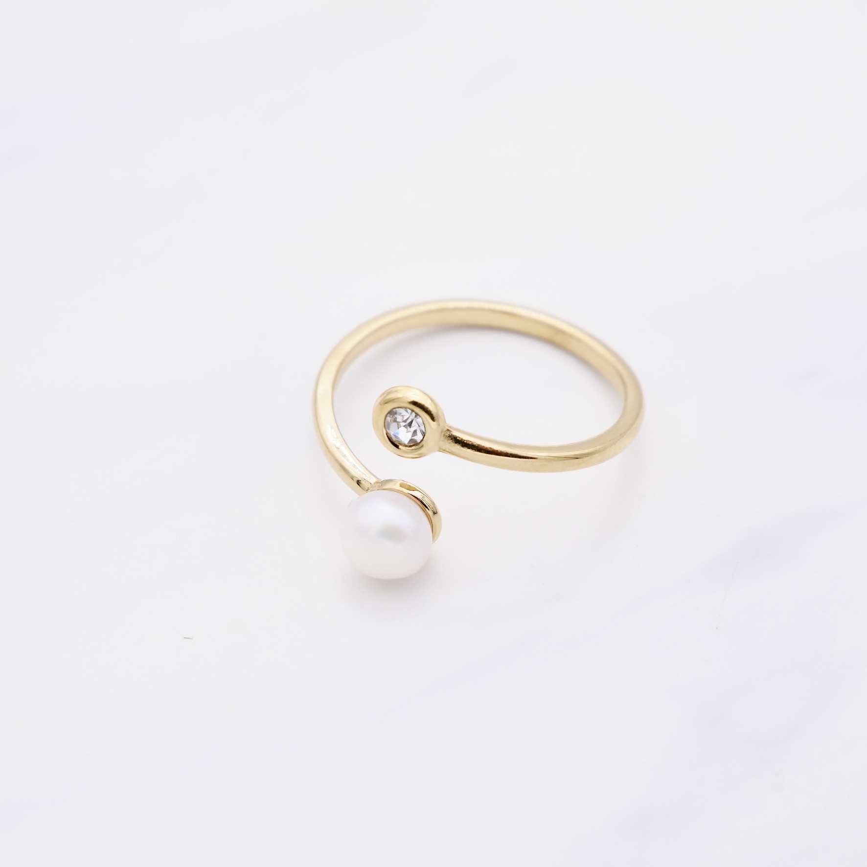 Perlen Ring LiaNoa Gold  