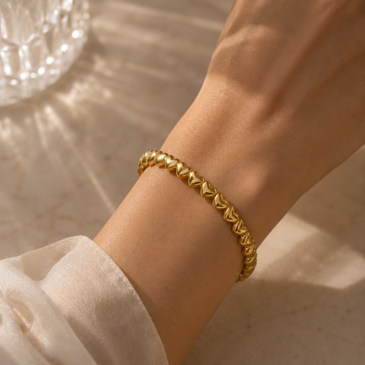 Herz Armreif LiaNoa Gold