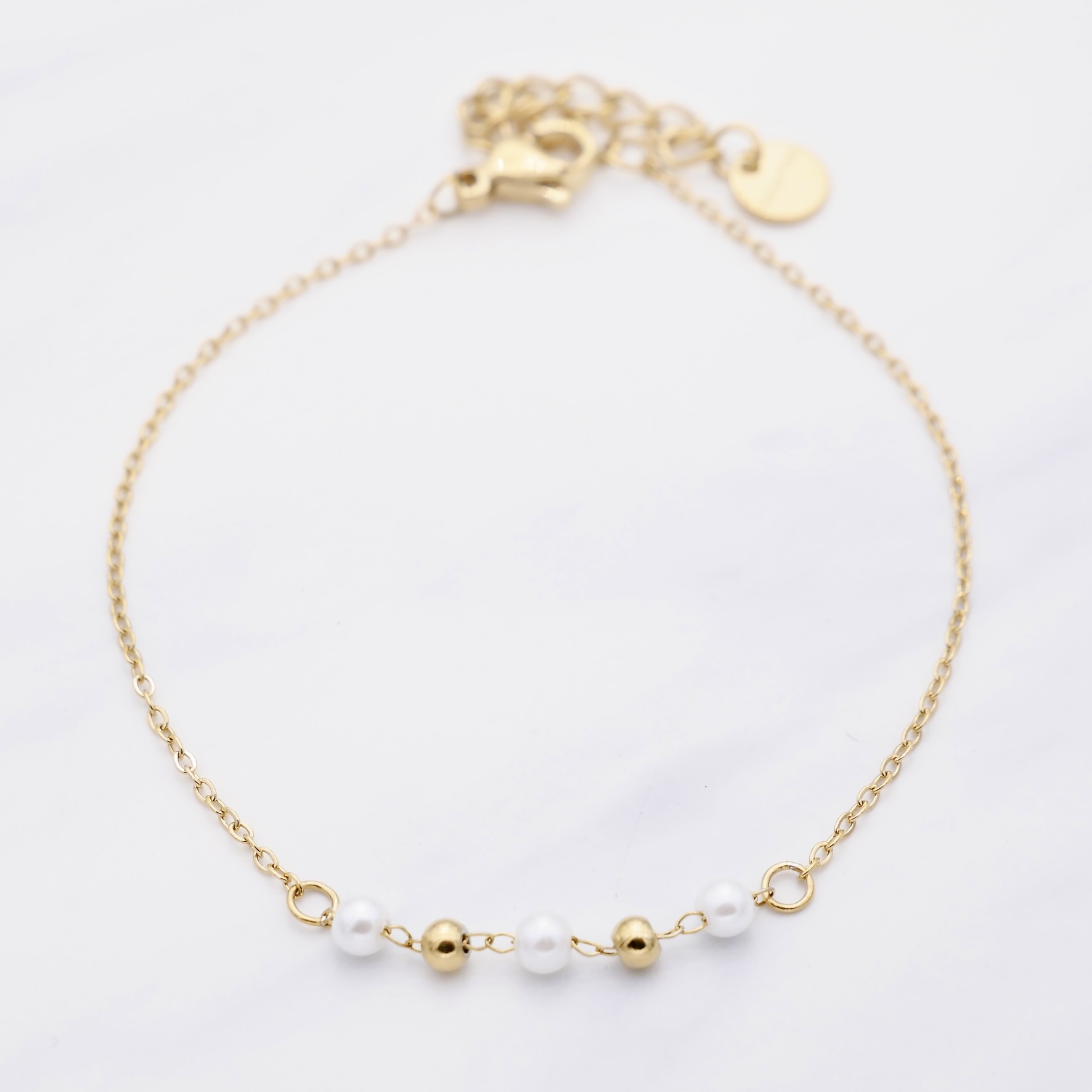 Perlen Armband LiaNoa Gold 