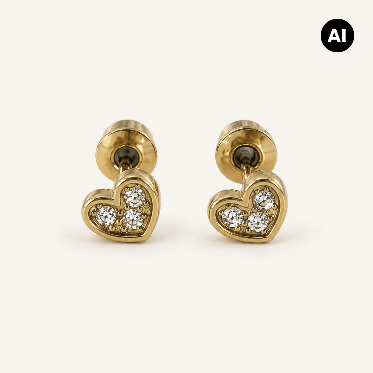 LIANOA Ohrstecker gold