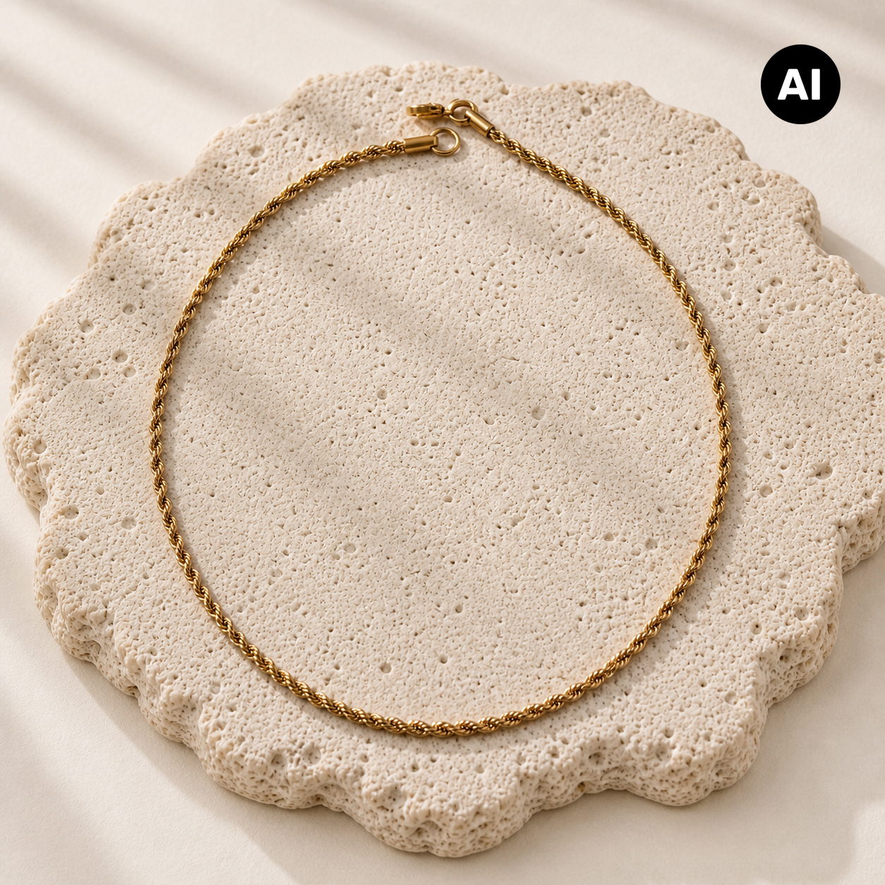 LIANOA Halskette Kordel gold
