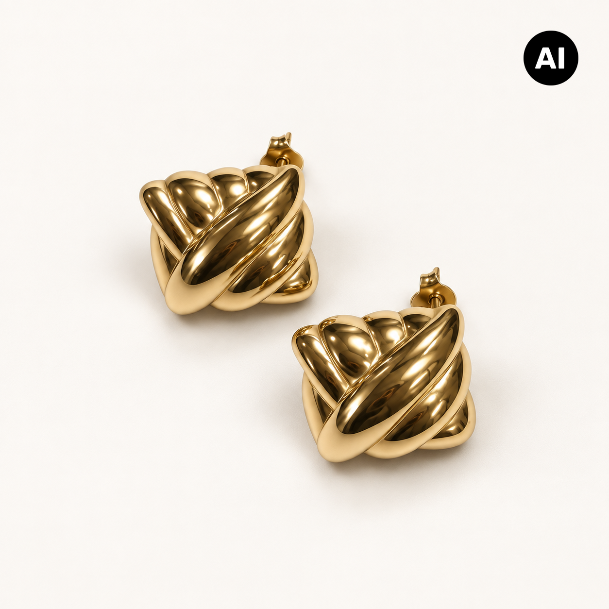 LIANOA Ohrstecker gold