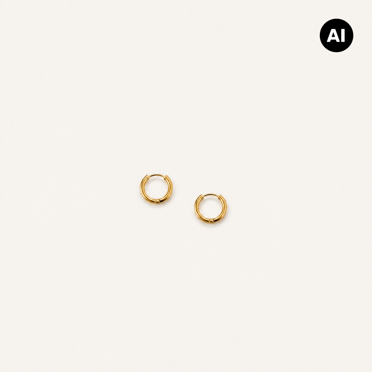 LIANOA Creole gold Ø11mm Breite 1,5mm