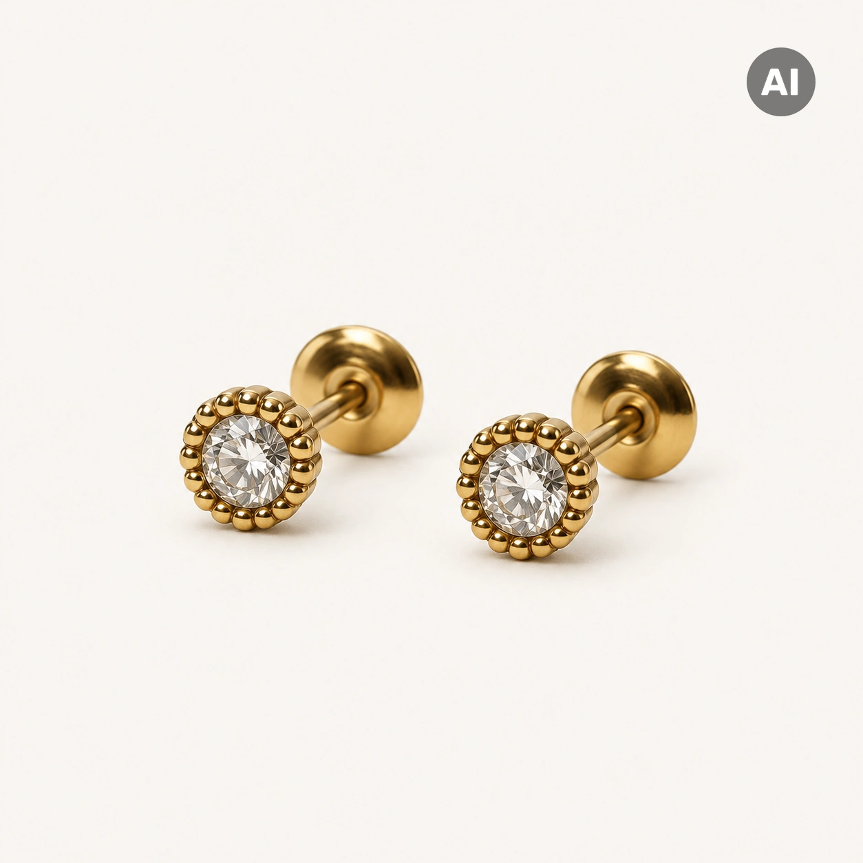 Ohrstecker gold