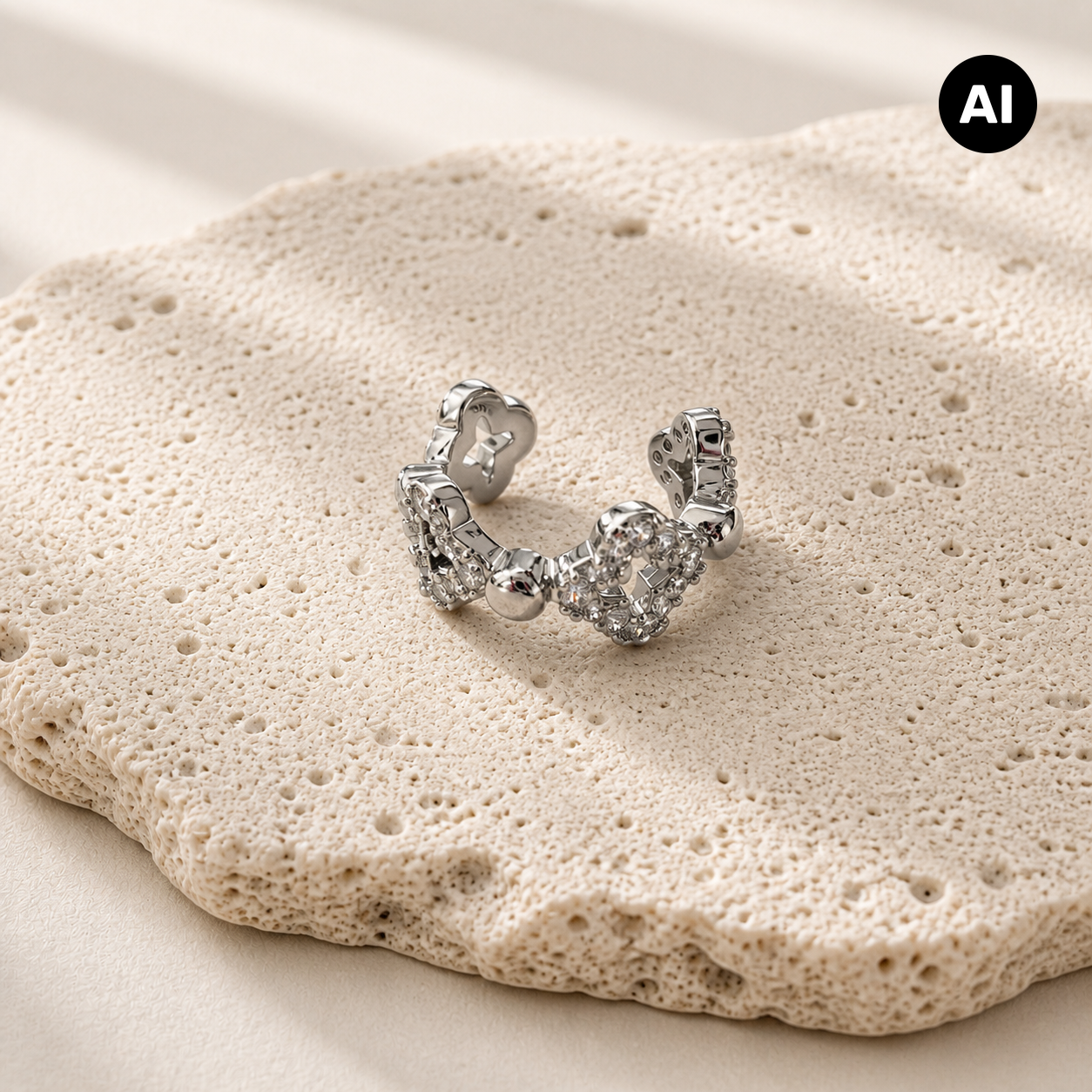 LIANOA Earcuff silber
